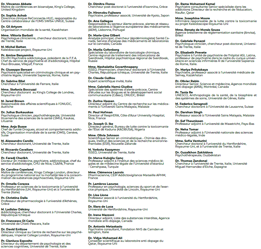 Intervenants NPS Nice CLEF