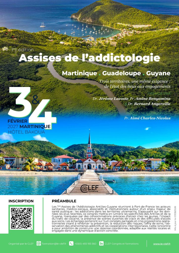 Congrès addictologie Martinique 2027