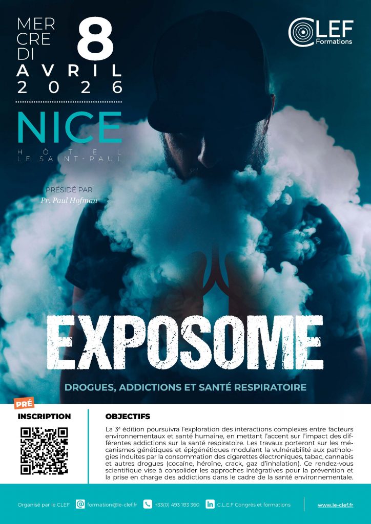 Affiche Exposome congrès 23026 Nice CLEF