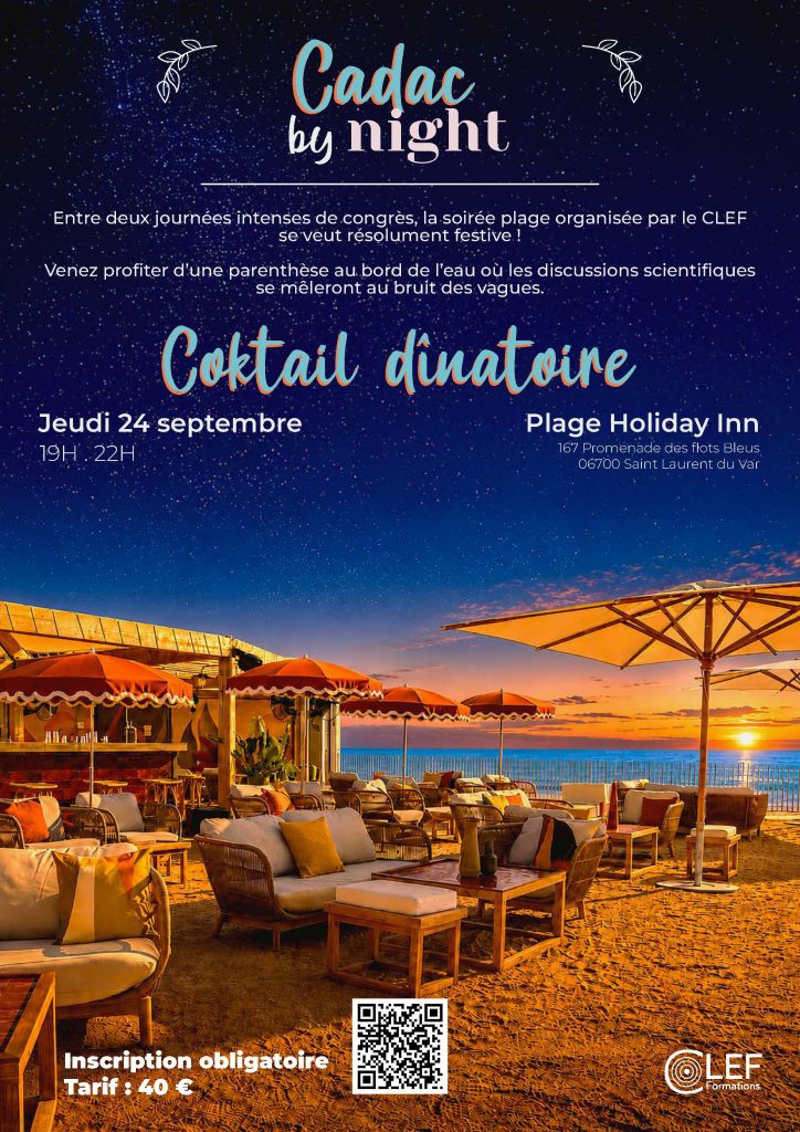 Gala CADAC CLEF Nice congrès