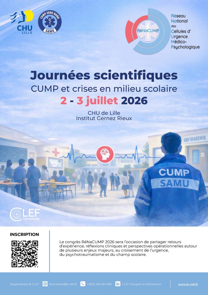 Affiche congrès Rénacump Lille CLEF