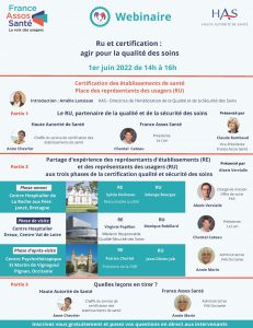 Affiche webinaire Agir qualité soin CLEF