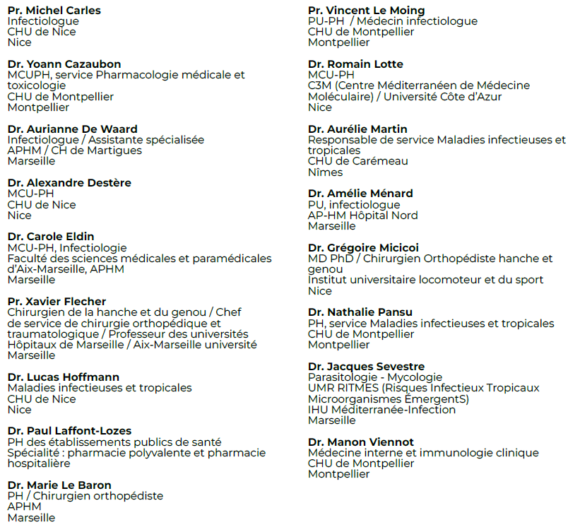 Intervenants CRIOAC CLEF