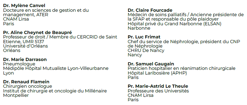 Intervenants soins palliatifs